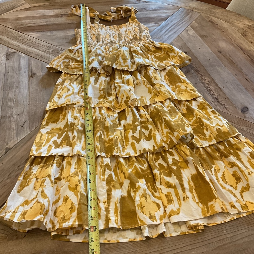 Anthropologie Cleobella Shae Ikat‎ Smocked Tiered Dress - Picture 12 of 12